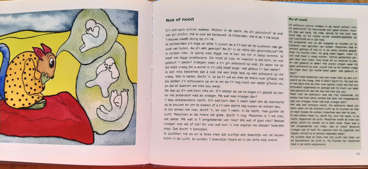 "Meschien wè" , 19 verhalen van Toon Tellegen in het Zeêuws