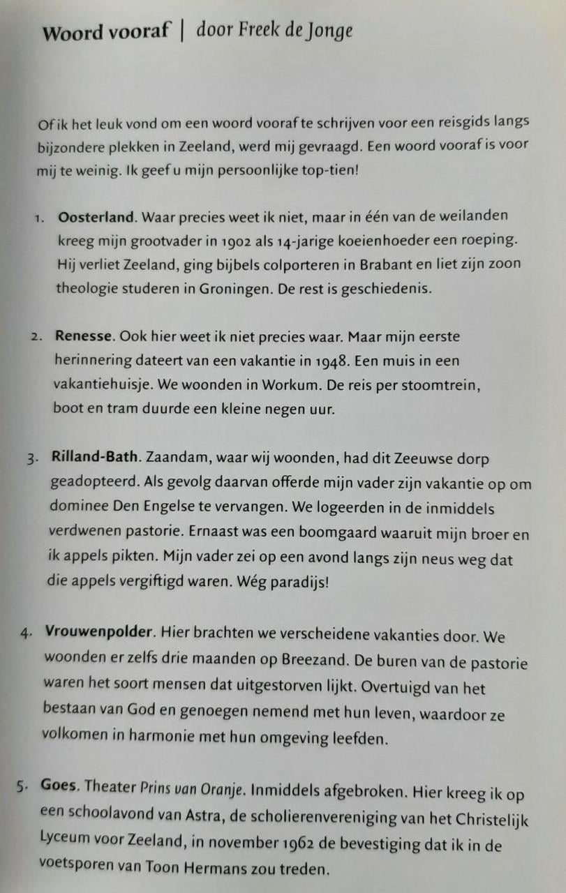 Twee Zeeuwse boekjes 'Inspirerend Zeeland' en 'Zin in Zeeland'
