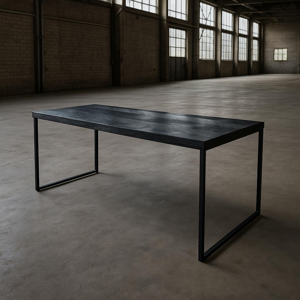 Nieuwe visgraat tafel 220cm x 95cm