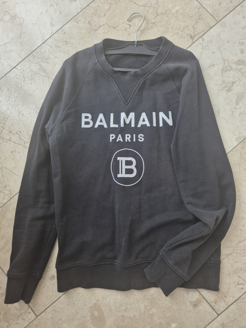 Zwarte Balmain trui - M