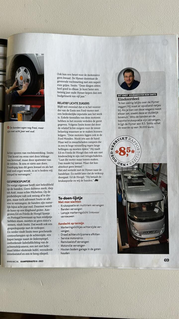 Hymer Camper weinig km Topstaat!