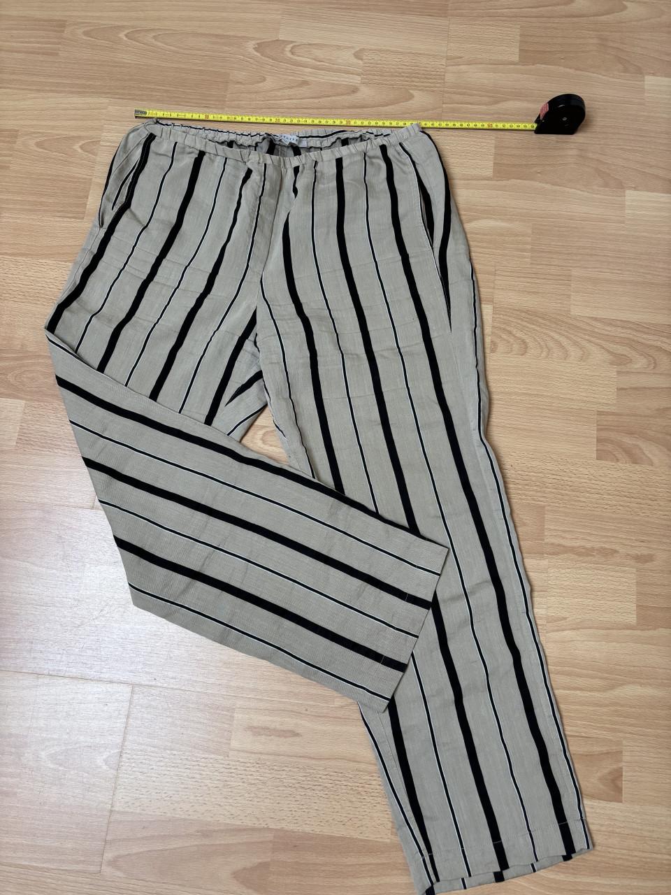 Sylver zomer broek maat 40/42 leverkleurig met zwart