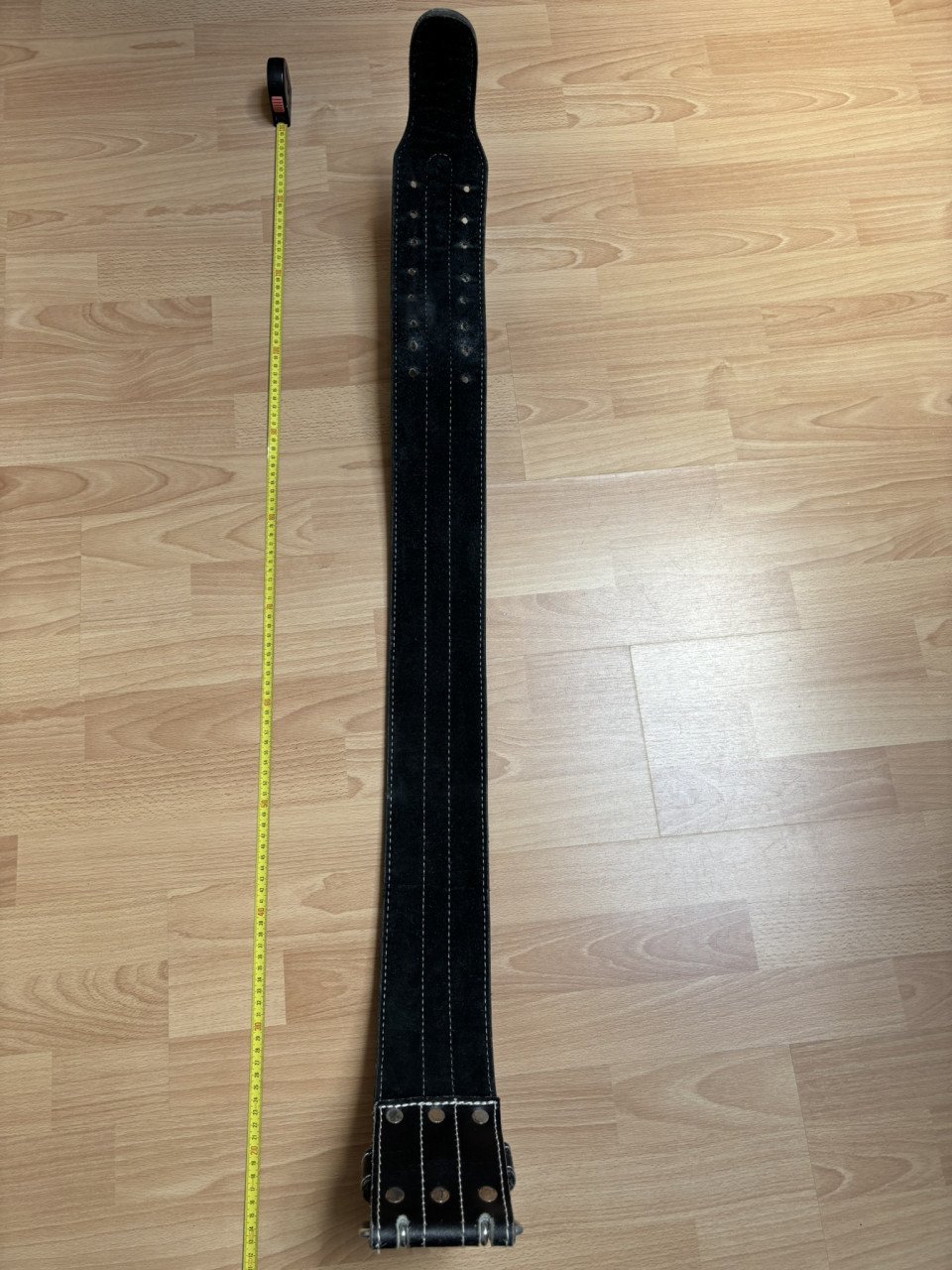 Powerlift riem 1.20 zwart leer