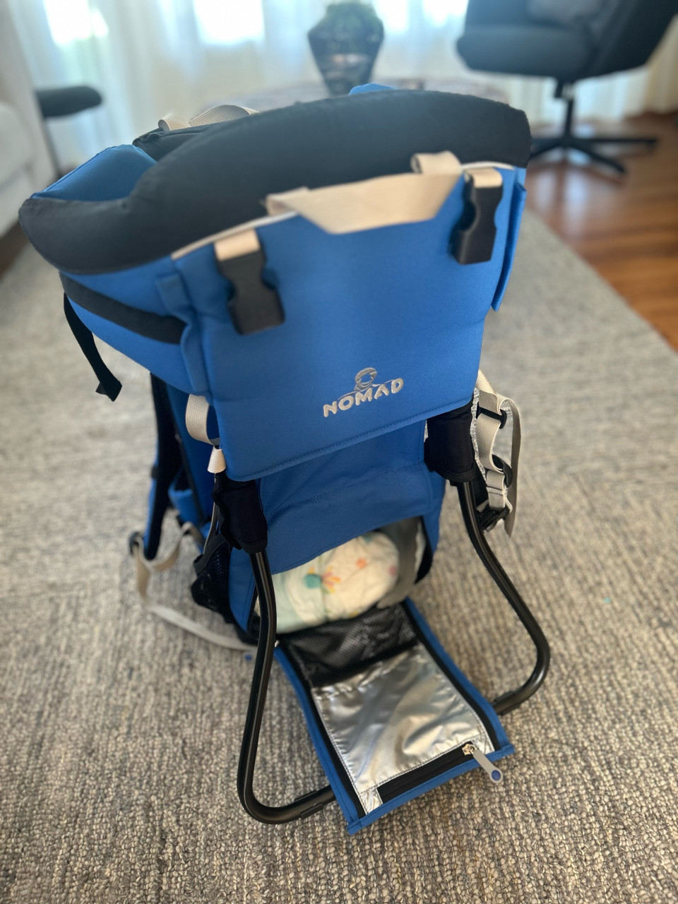 Nomad kinderdrager rugdrager met frame – blauw