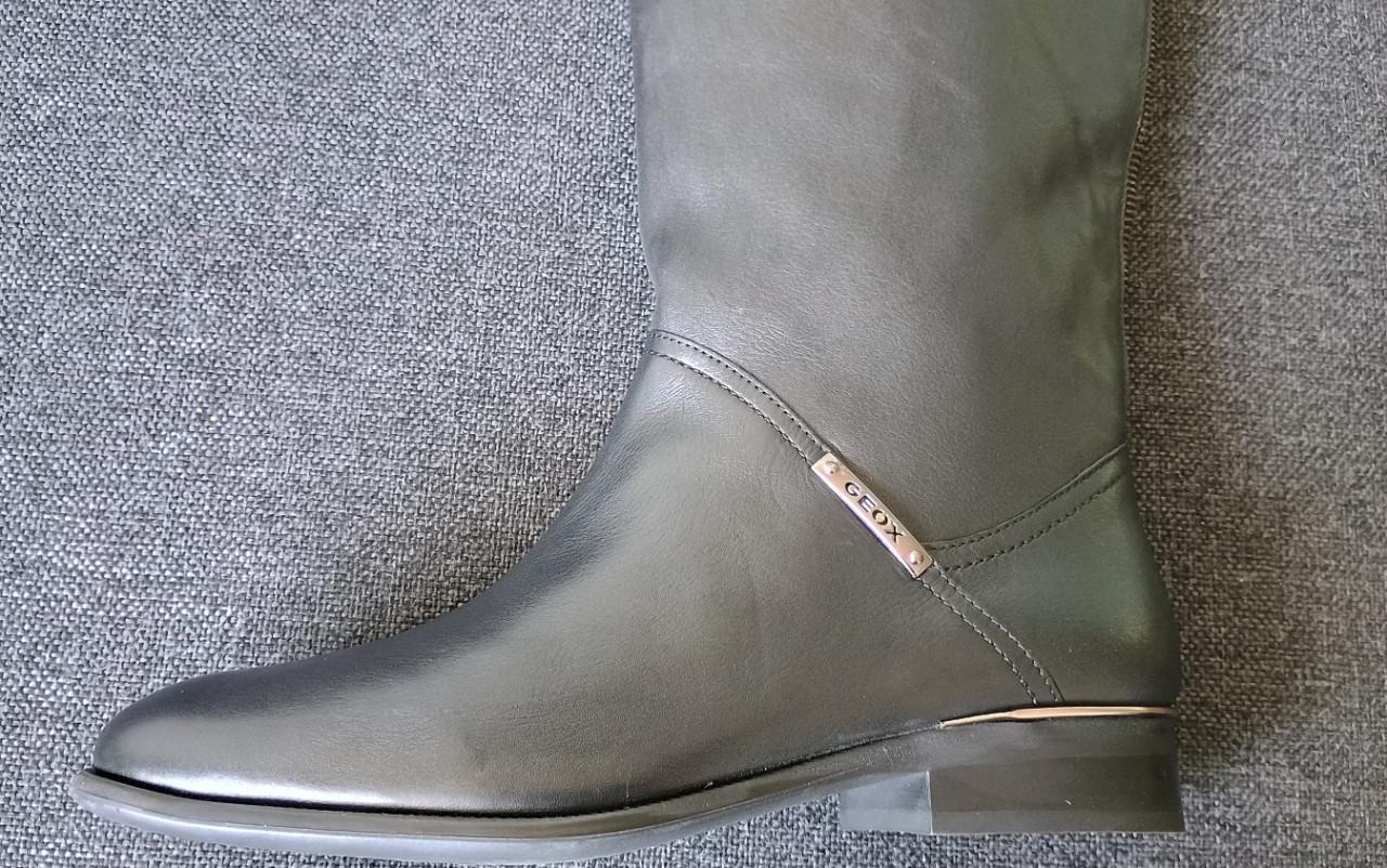 NIEUWE leren GEOX laarzen - maat 39 - ZWART