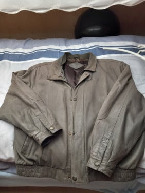 Suede jack maat 60