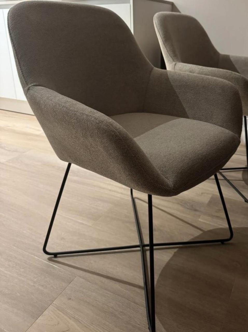 4 eetkamerstoelen Jesper Home Kushi ivory ivy