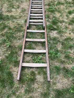 Houten ladder