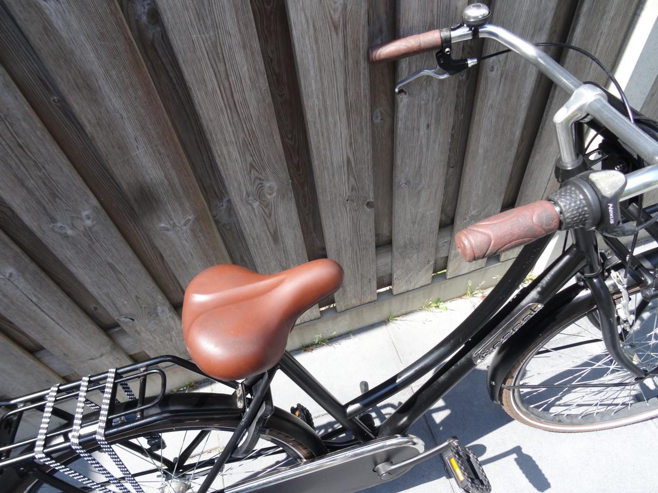 🚲 Popal Daily Dutch Meisjesfiets – 26 inch – 3 Versnellingen – Zwart 🖤
