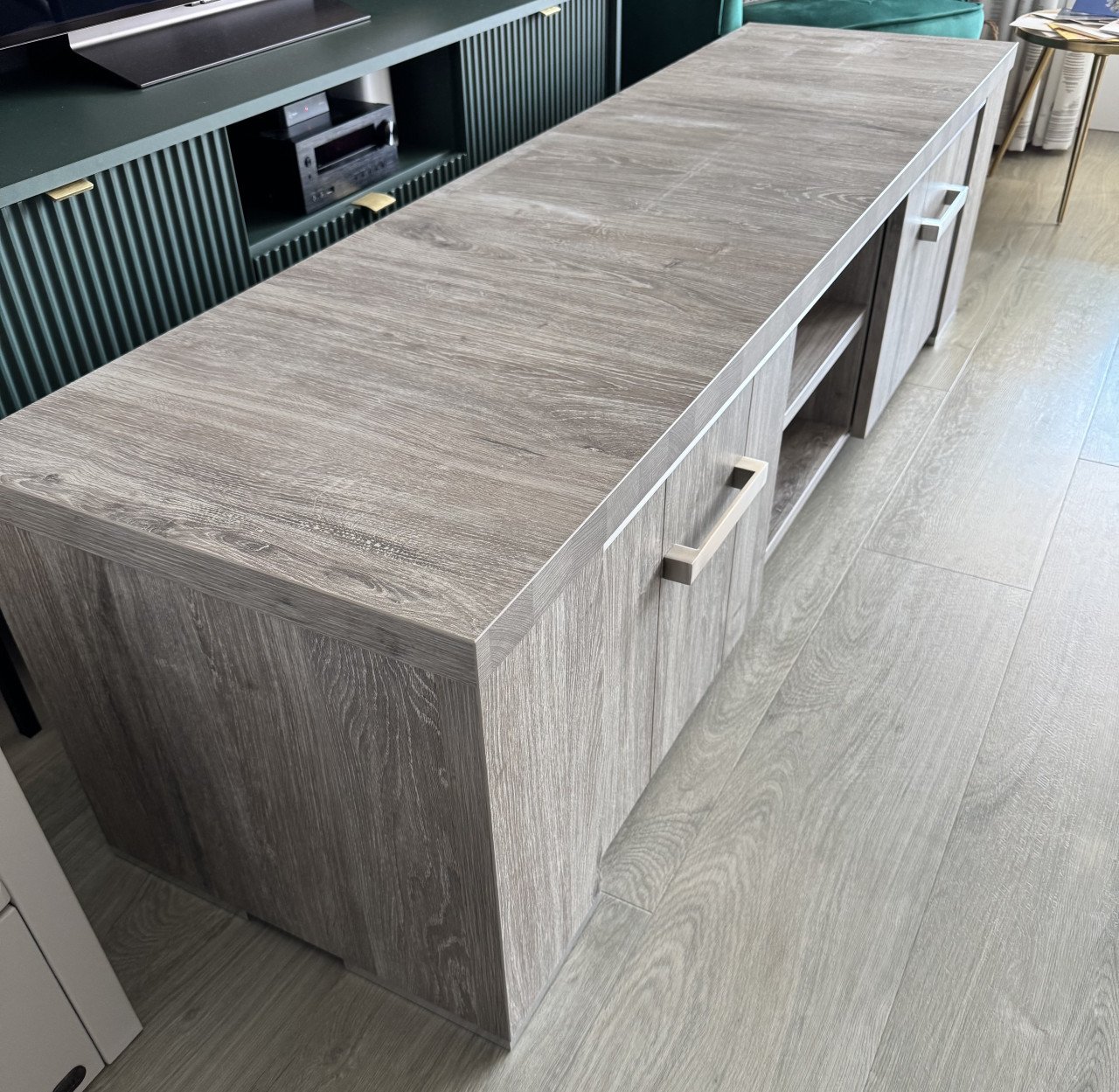 TV meubel grijs eiken