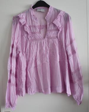 Paars roze blouse  maat 38