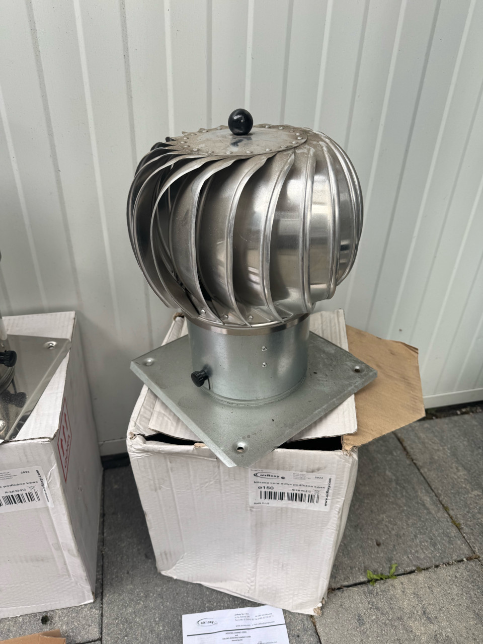 4 x Dakventilator nieuw rvs