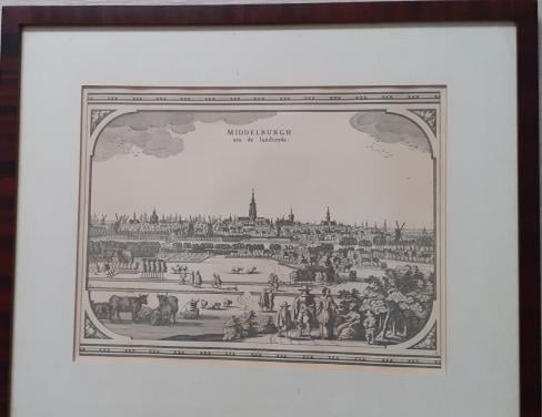 Oude prenten van steden