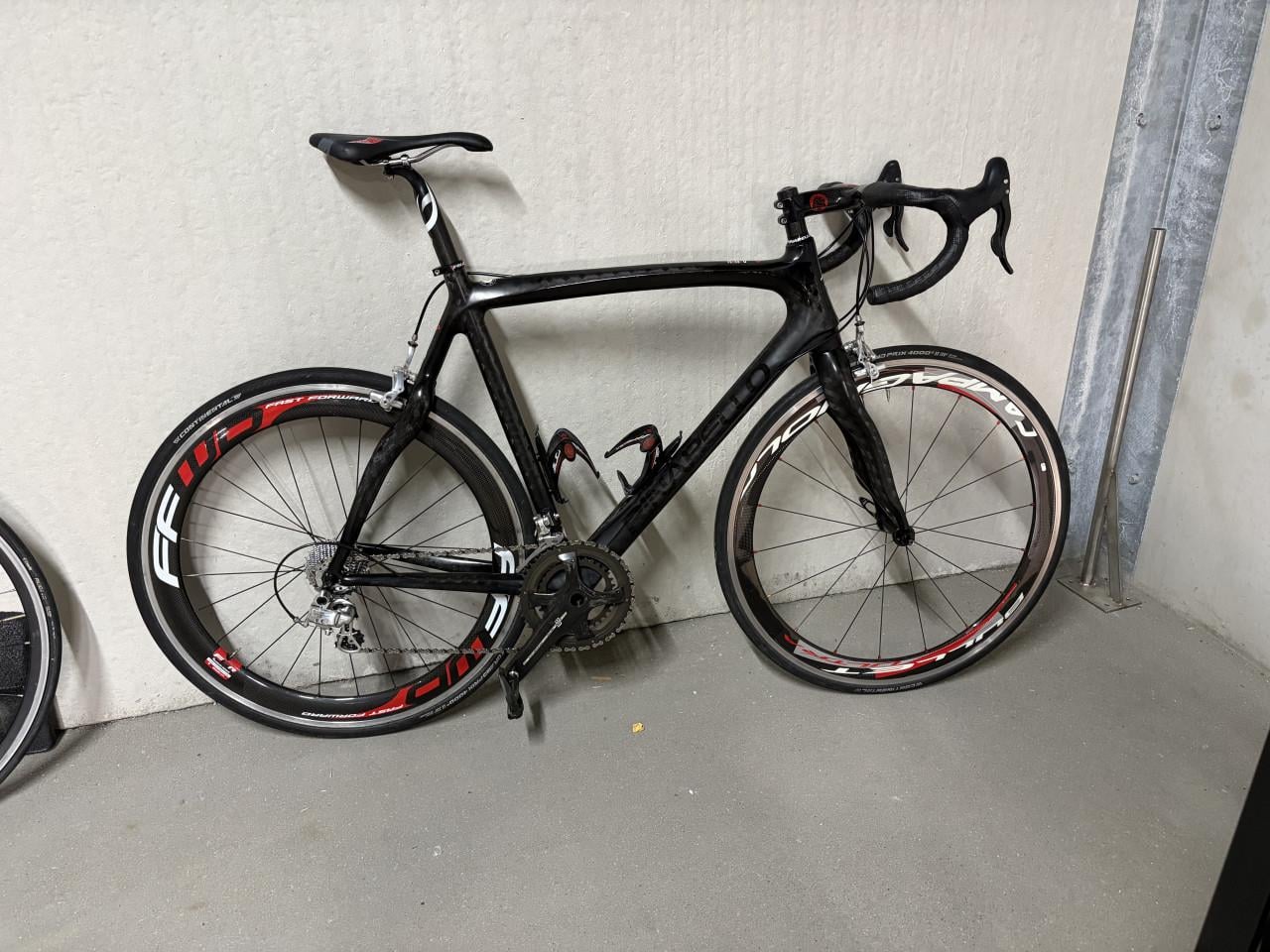 Pinarello Quattro Carbon Racefiets– Campagnolo– Full Carbon- 57,5