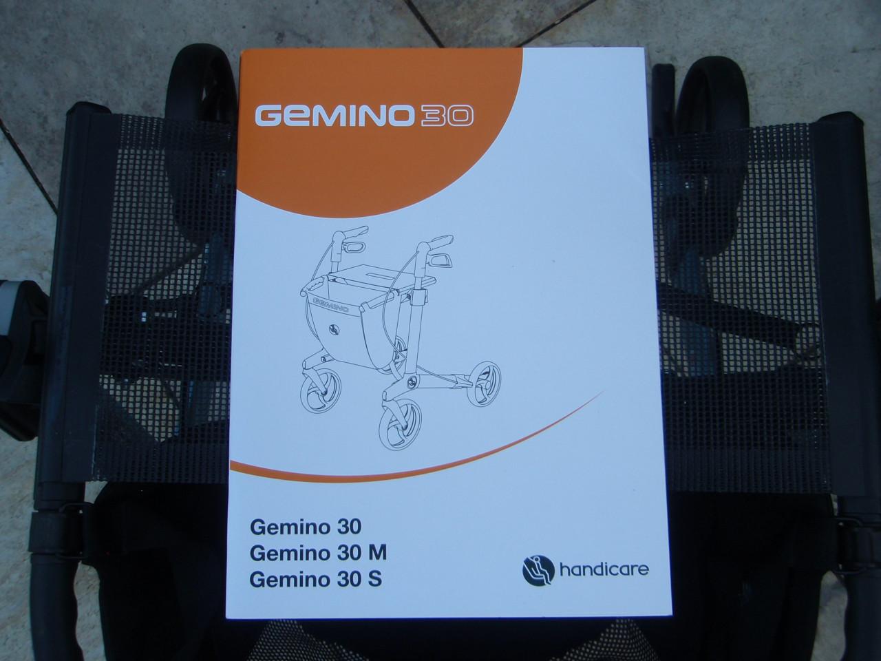 Zgan Gemino 30 opvouwbare lichtgewicht rollator met ....