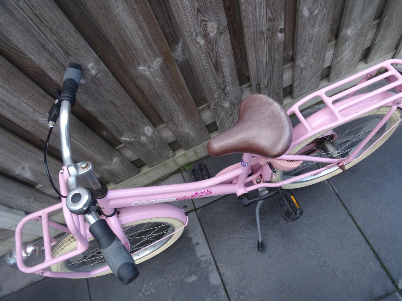🌸 Te koop: Popal Cooper 20-inch kinderfiets – Roze 🌸