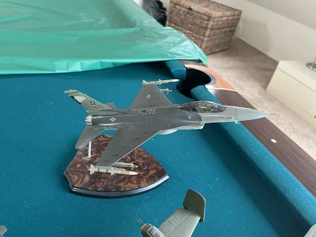 Verzameling vliegtuigmodellen