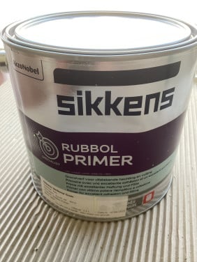 Sikkens rubbol primer ral 9010 2,5L  €45