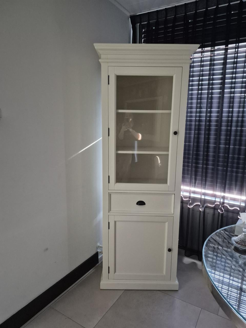 Barokante vitrine kast