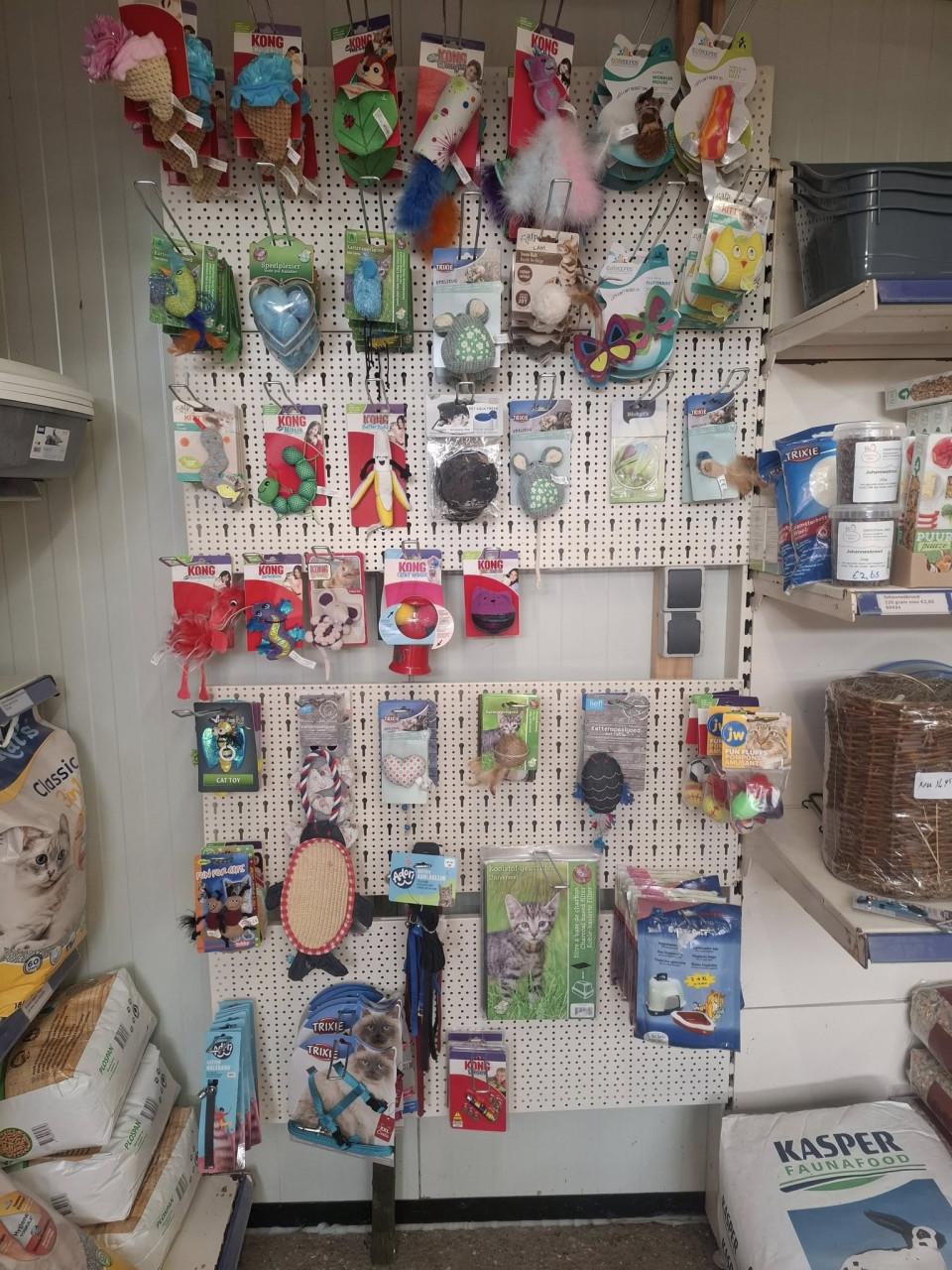 Ruime keuze kattenspeelgoed 50 % KORTING OP=OP