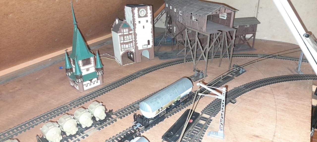 🚂 Grote modeltrein baan + veel rails & accessoires – compleet pakket!