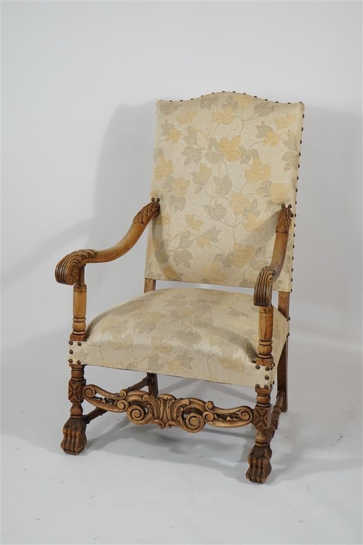Set van 3 Diverse Antieke Stijlstoelen / Fauteuils