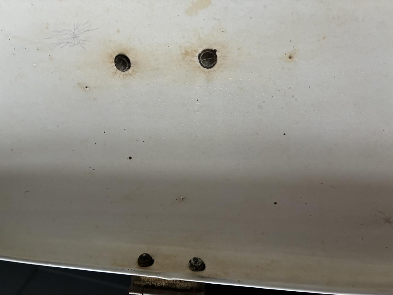 Antieke Emaille broodtrommel wit