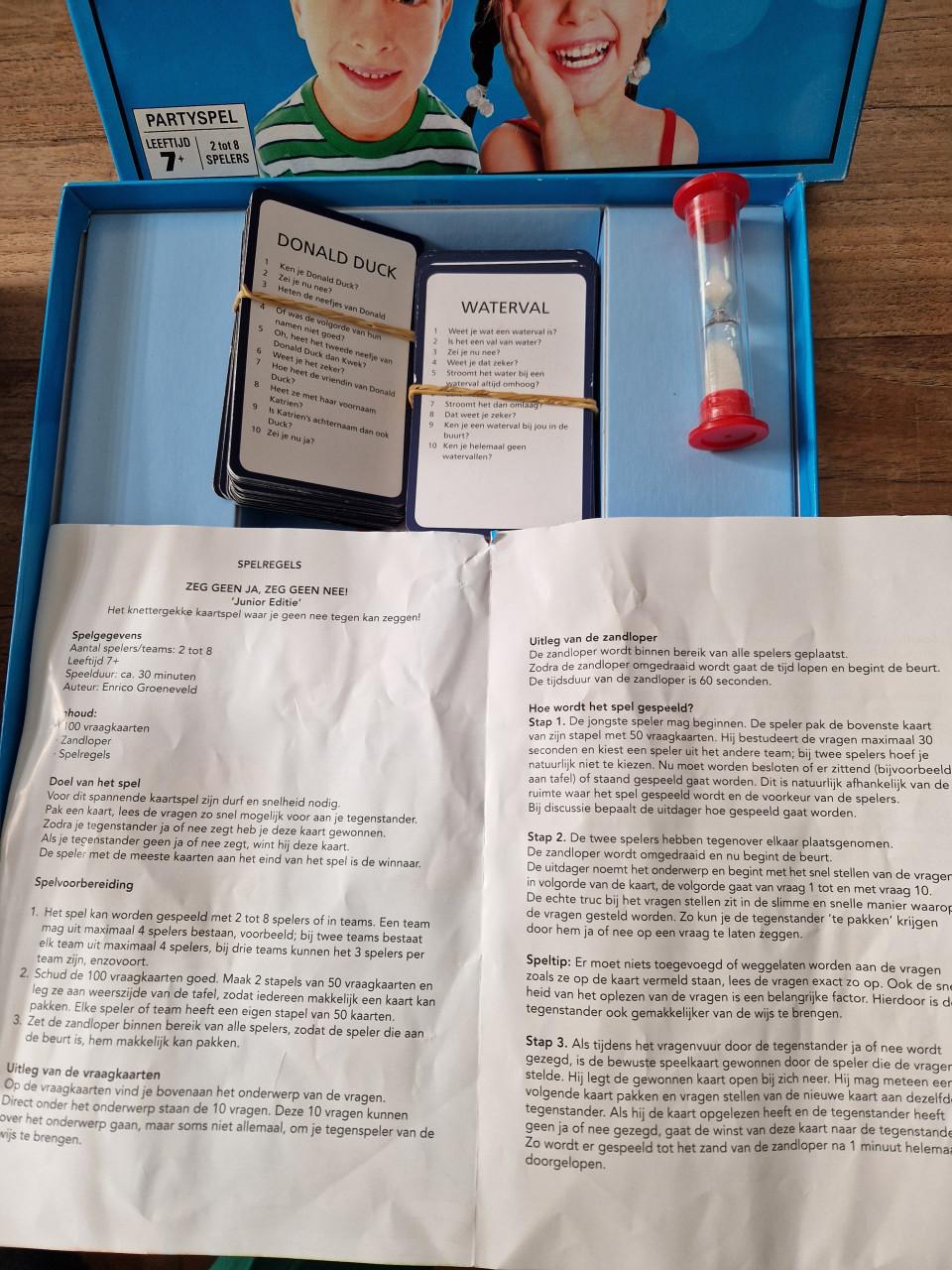 Zeg geen ja zeg geen nee spel