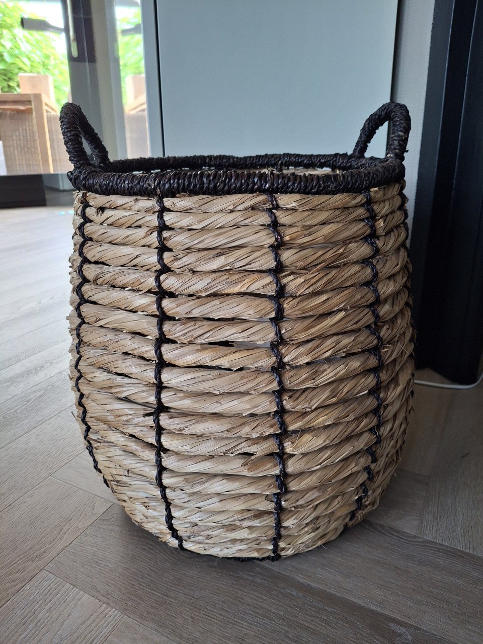 Grote rotan mand