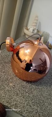 Koperkleurige lamp van depot 7