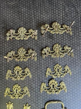 Meubelbeslag, messing