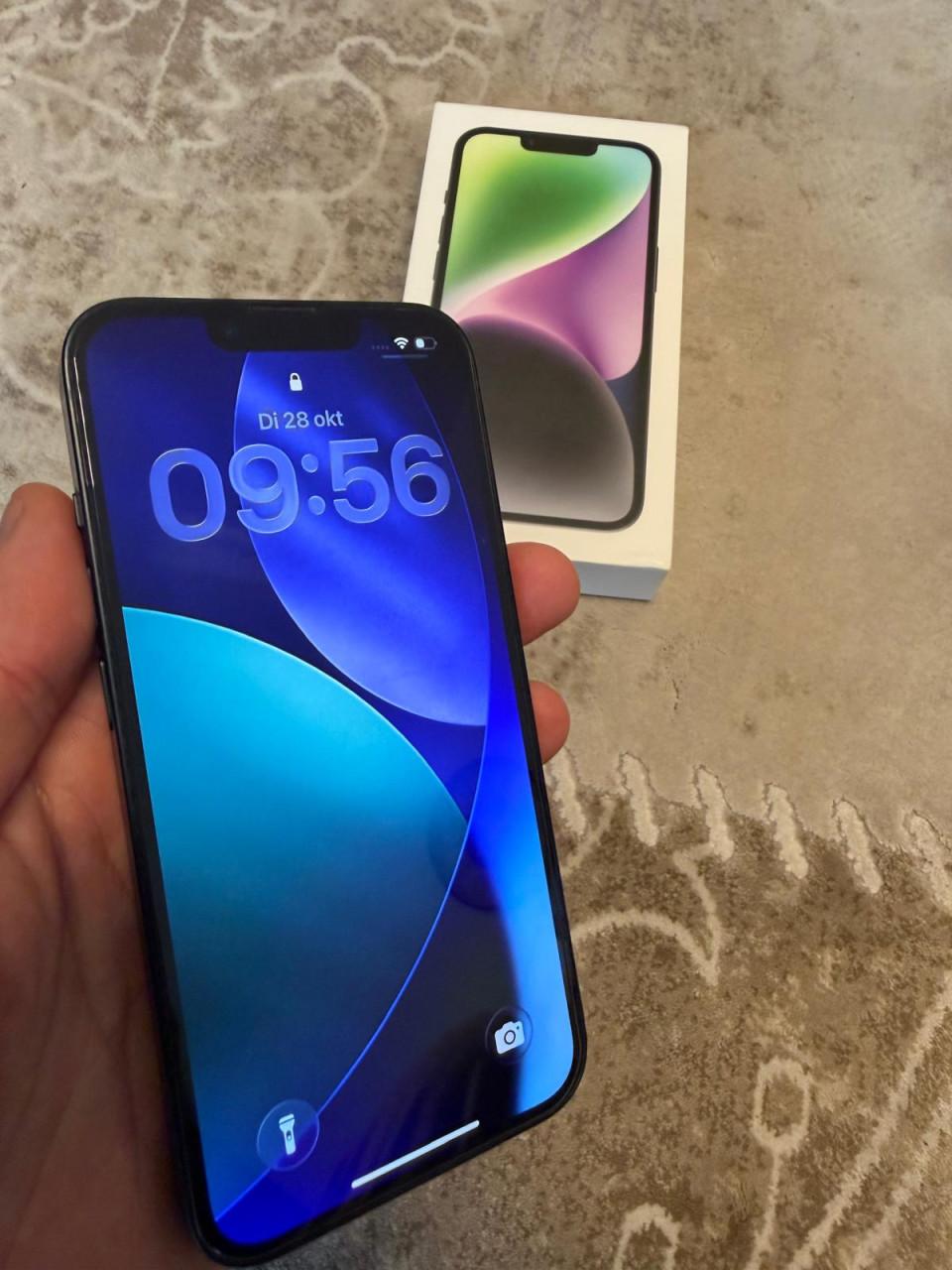 Iphone 14, 256GB, Zwart