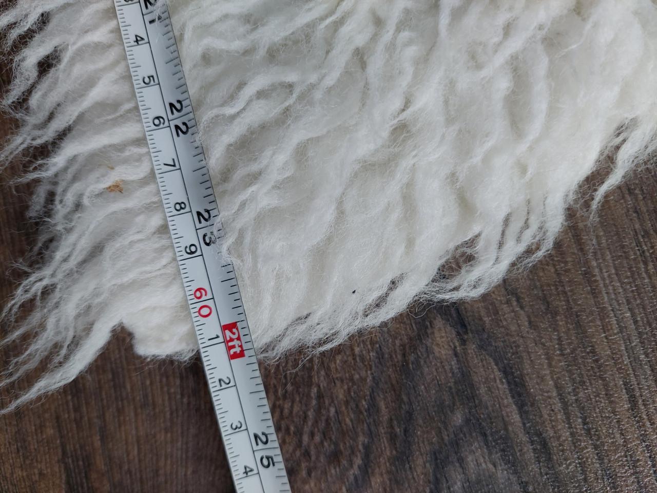 Fluffy/teddy kleed crème