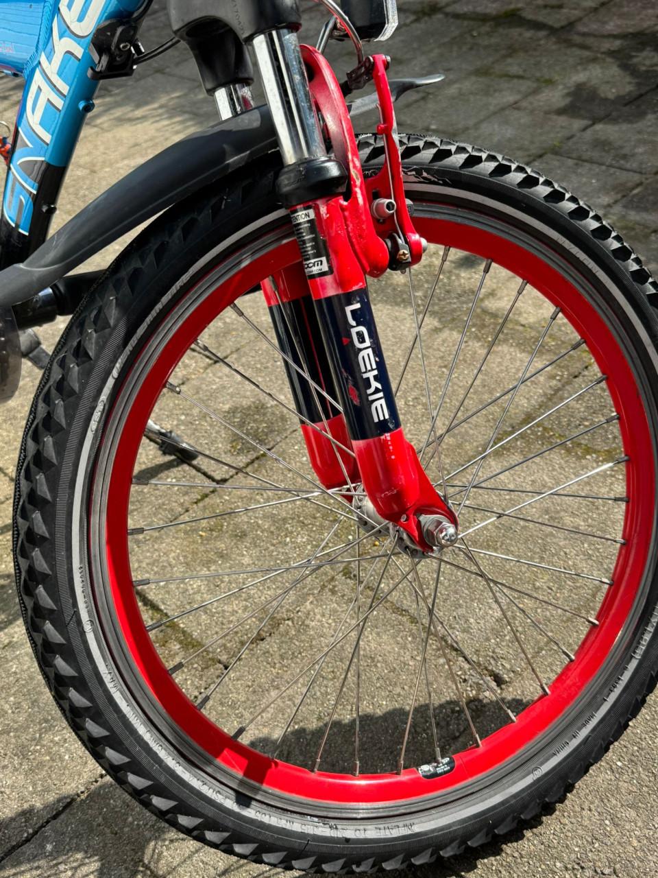 Stoere nette Loeki Snake 20 inch fiets