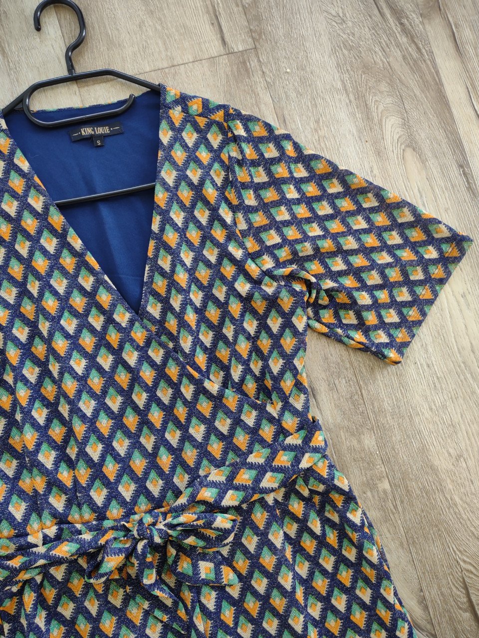 King Louie jumpsuit, Zita jumpsuit pebble, maat S. Als nieuw!