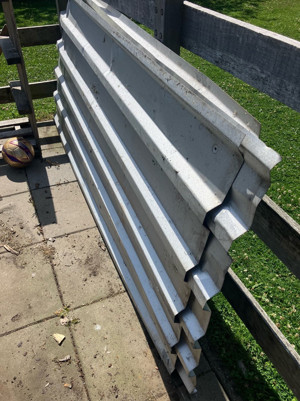 Metalen damwand platen