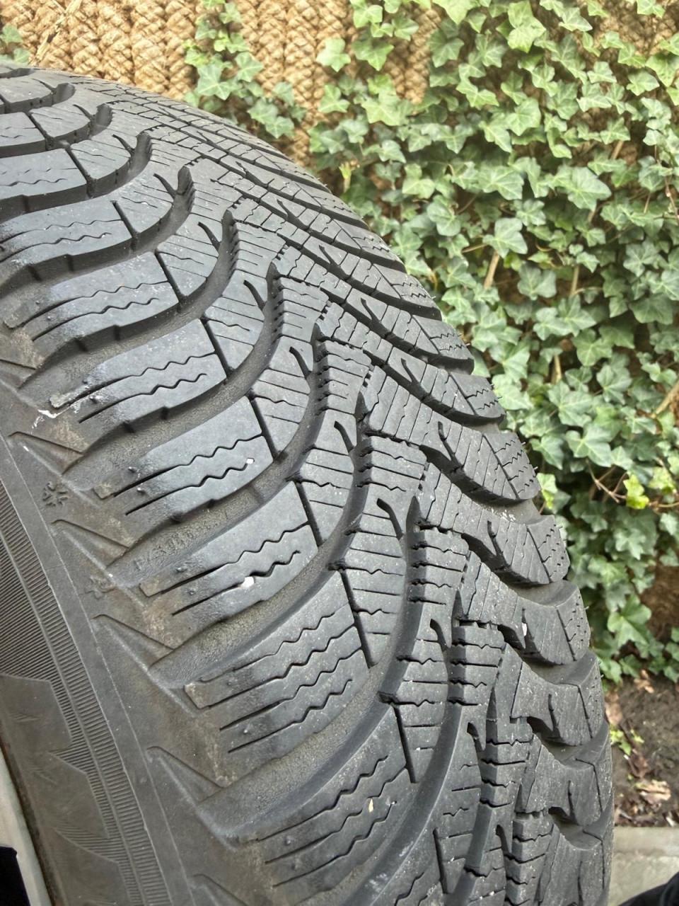 Michelin winterbanden 185/65 R 15 stalen velgen 88