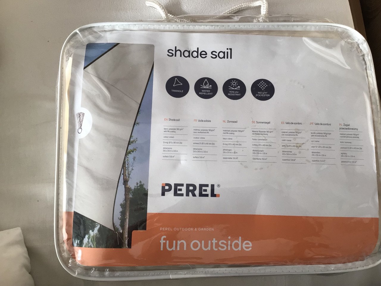 Schaduw doek boot