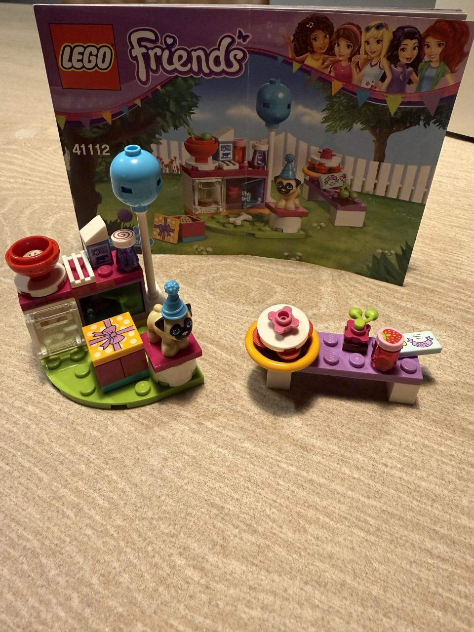 Lego Friends Puppy Party 41112