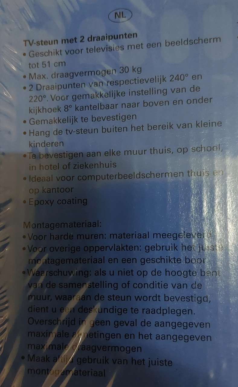 NIEUWE TV STEUN