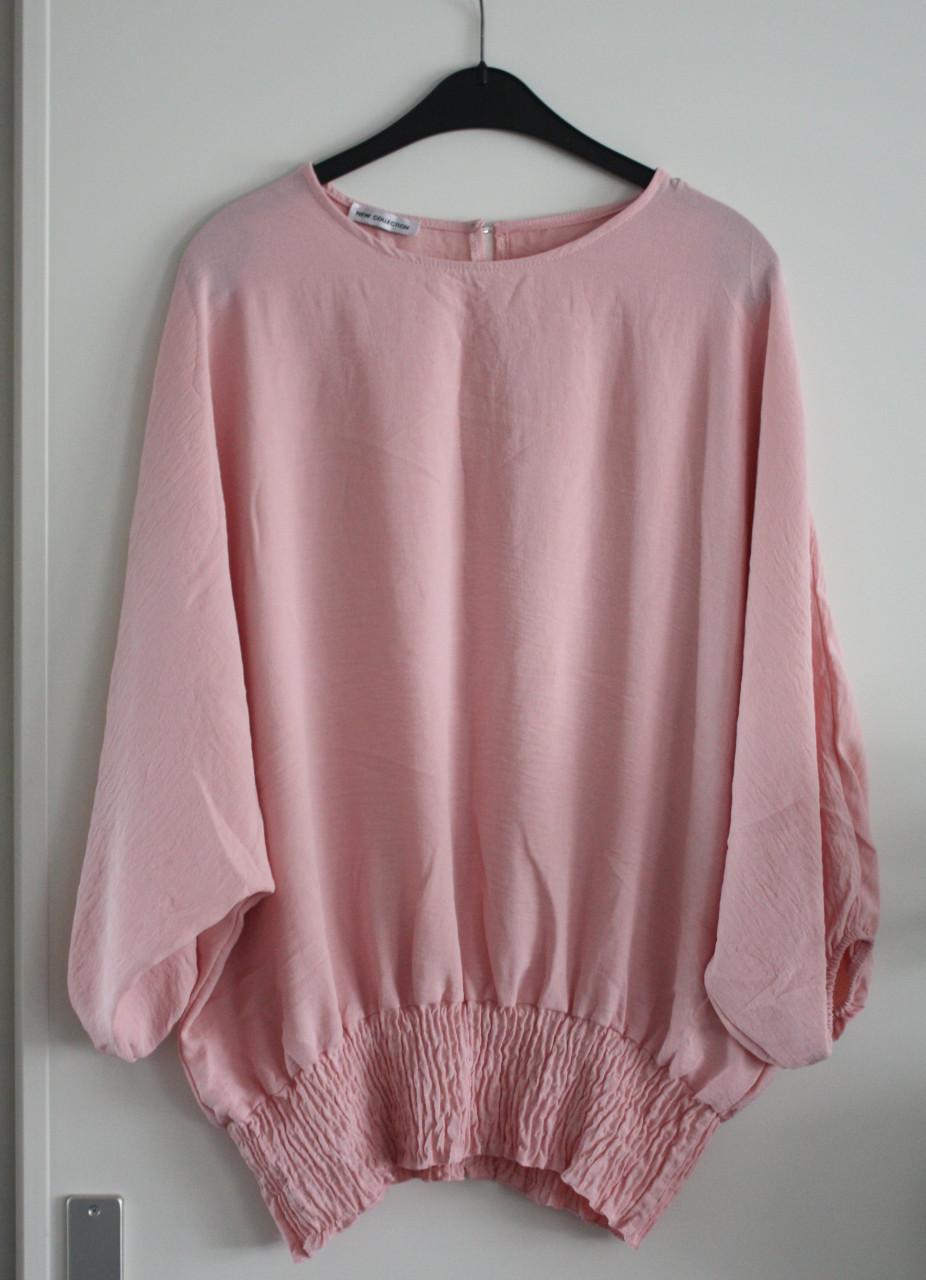 Roze blousig shirt 1 maat