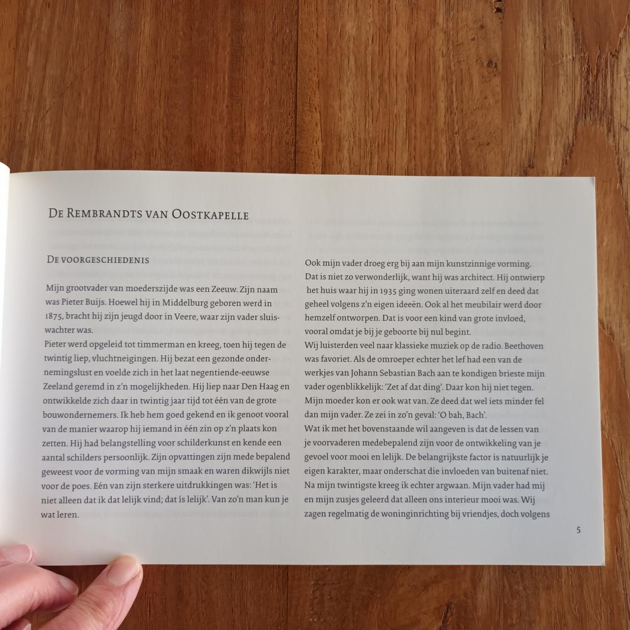 De Rembrandts van Oostkapelle van Th. Laurentius