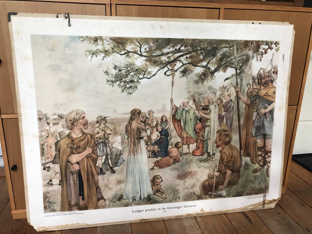 Diverse oude wandplaten / schoolplaten 10 euro p.s.