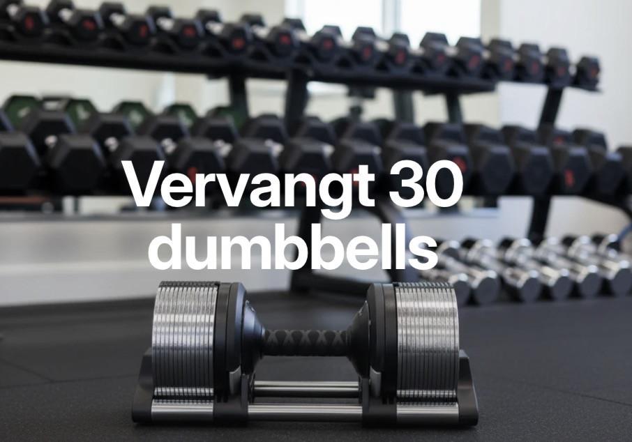 Verstelbare   Dumbbell   32kg   - Vengeance   -   1kg   Stappen