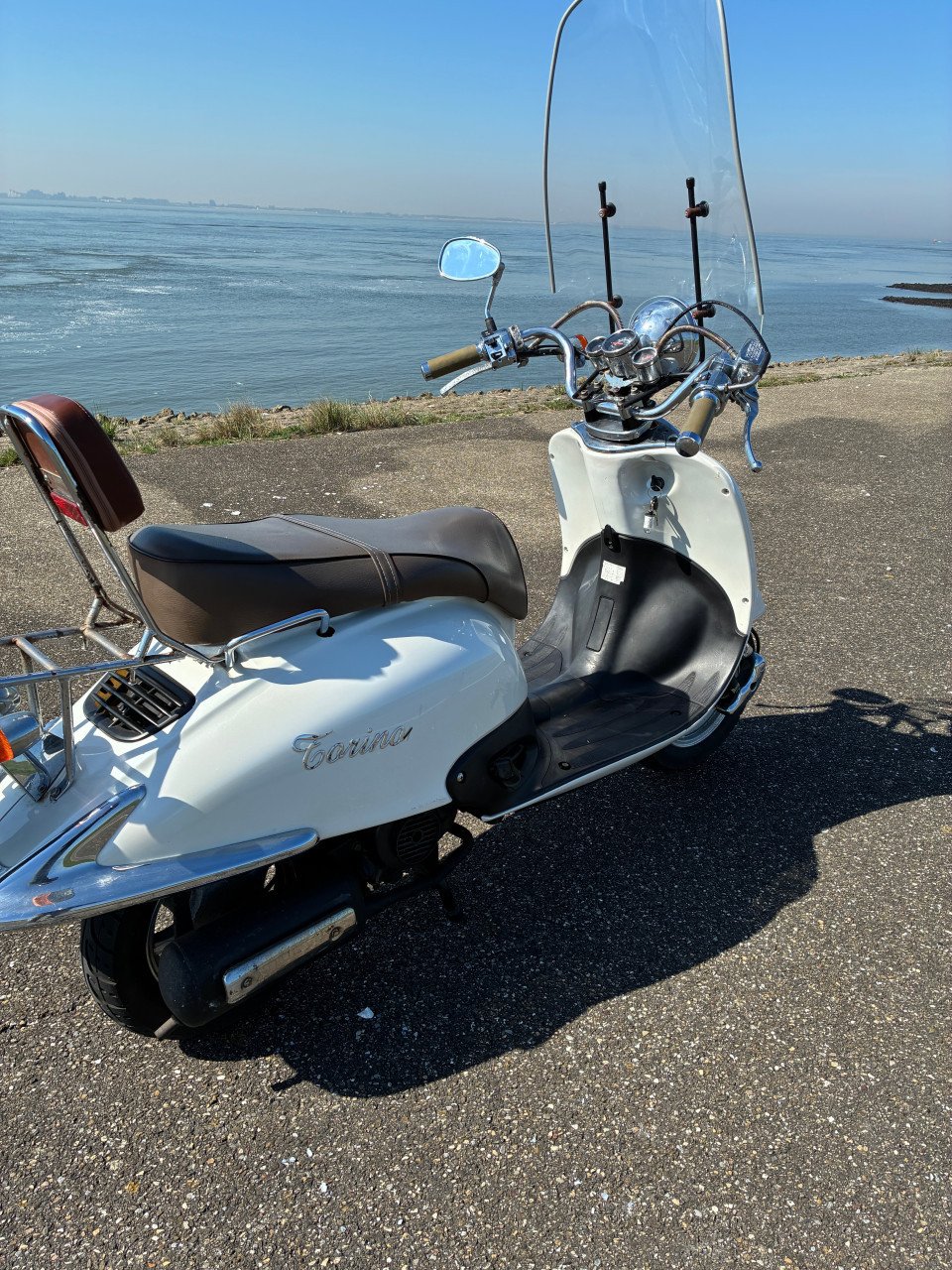 Scooter blauw kenteken