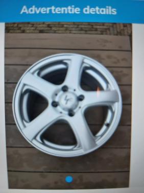 Set lichtmetalen wintervelgen