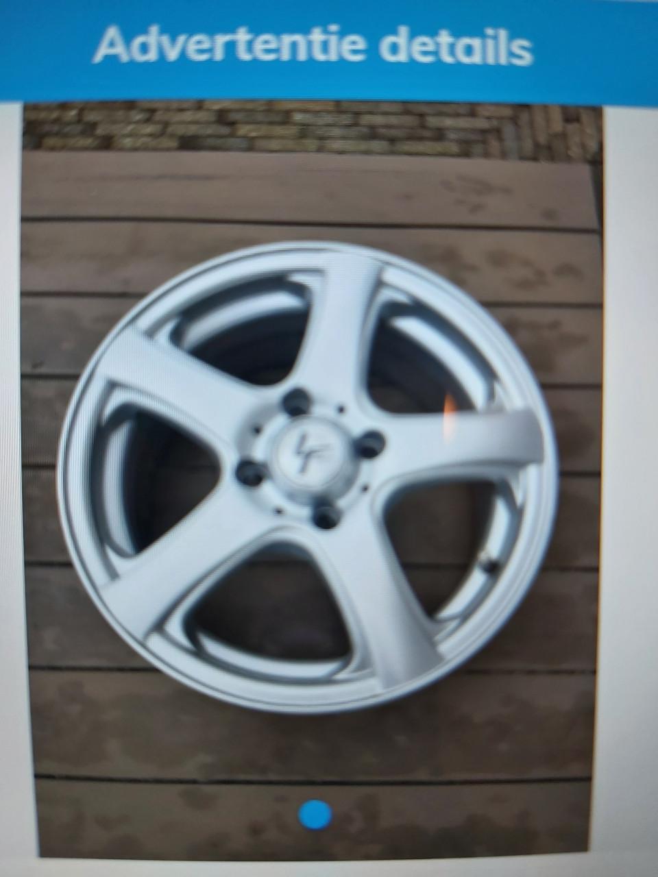 Set lichtmetalen wintervelgen