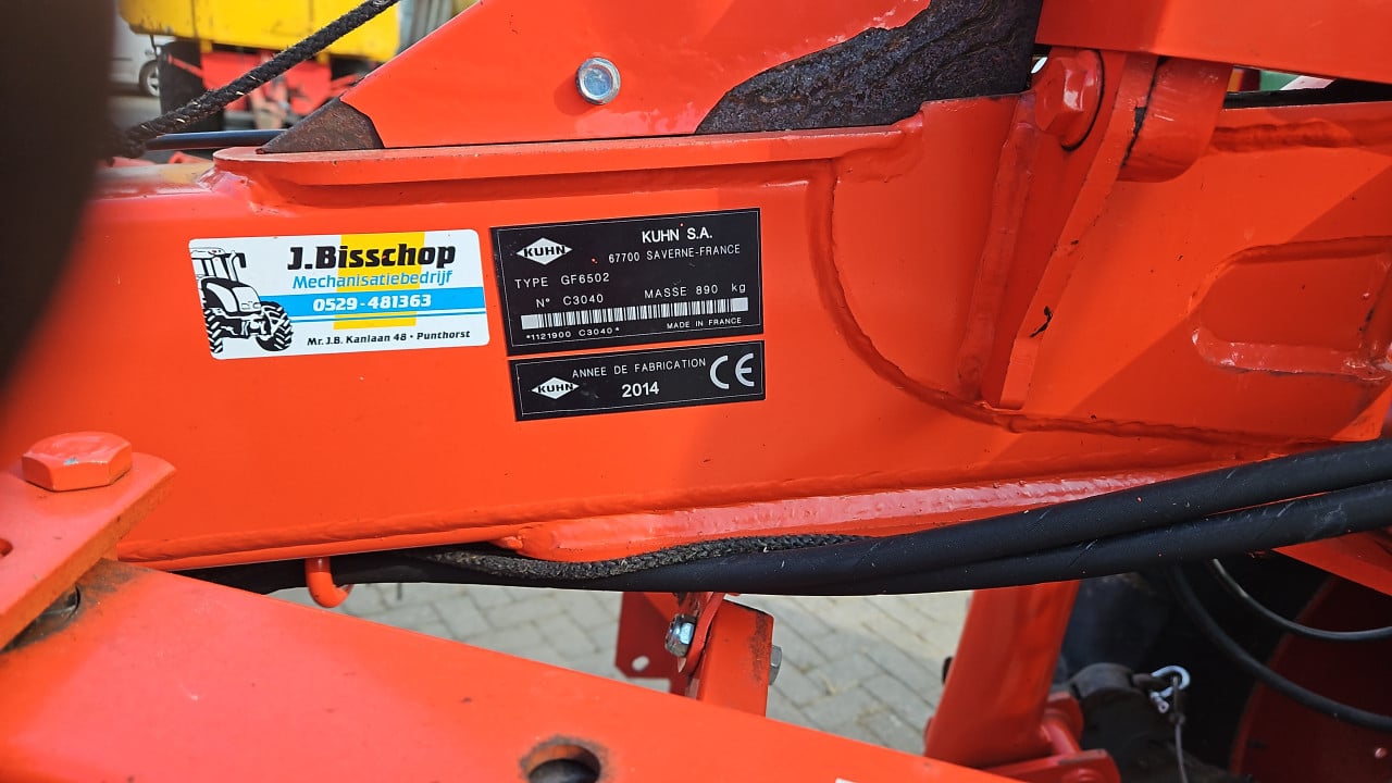 Kuhn gf 6502 hooischudder