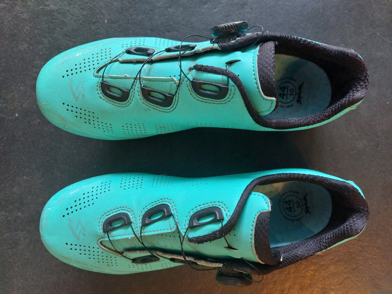 Zeer goede racefietsschoenen Spiuk ALX3 carbon, maat 44