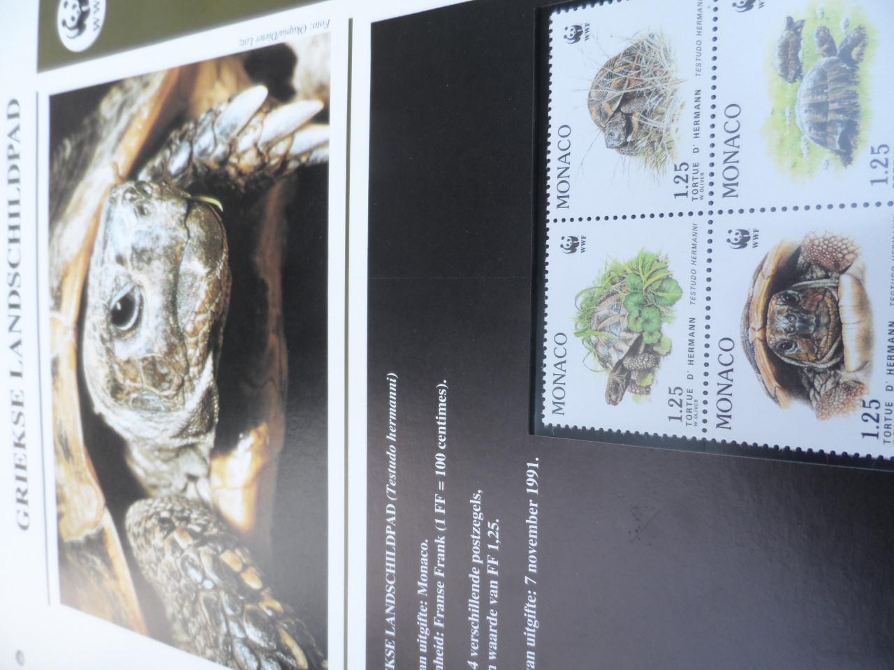 WWF maximumkaarten , FDC en postzegels en Hologramvel